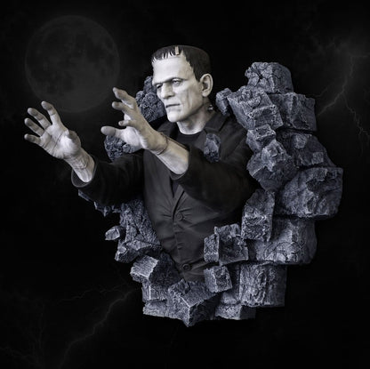 Frankenstein Wall Sculpture Classic Horror Edition Half Scale 48 cm