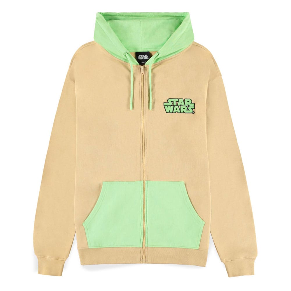 Star Wars The Mandalorian Zipper Hoodie Grogu Size M Sweaters