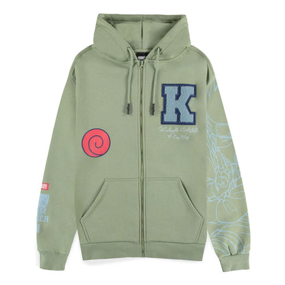 Naruto Zipper Hoodie Kakashi  Size M