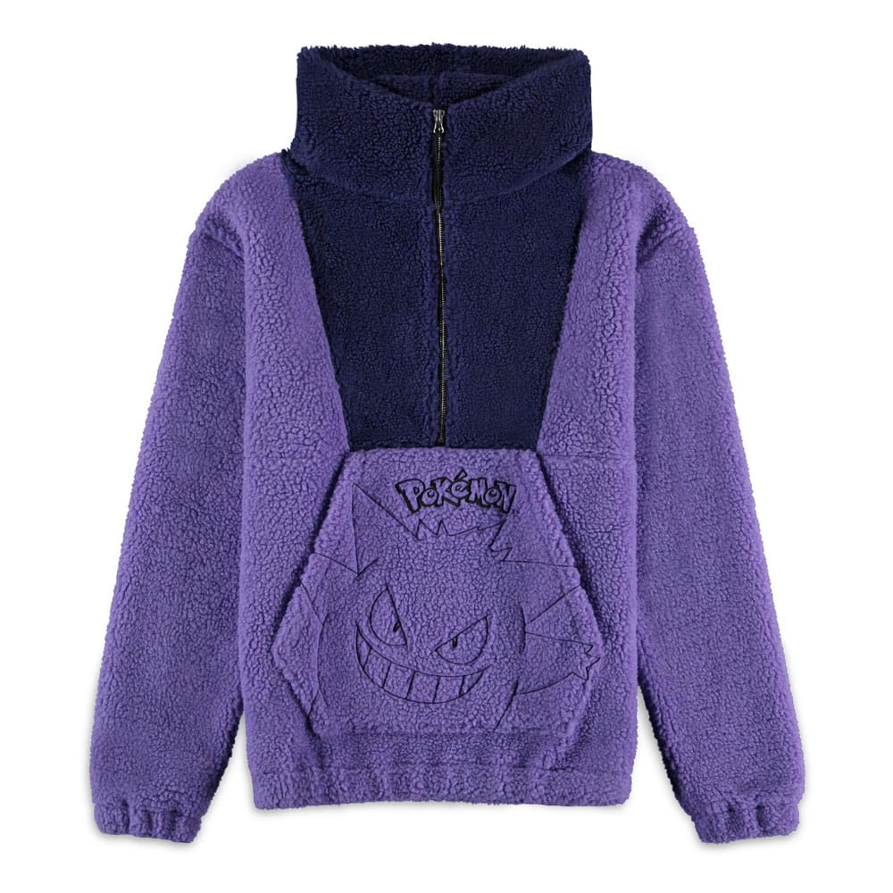 Pokémon Sherpa Hooded Sweater Gengar Size S