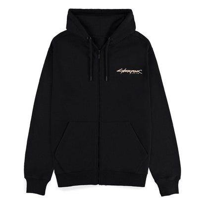 Cyberpunk 2077 Zipper Hoodie Night City Size L