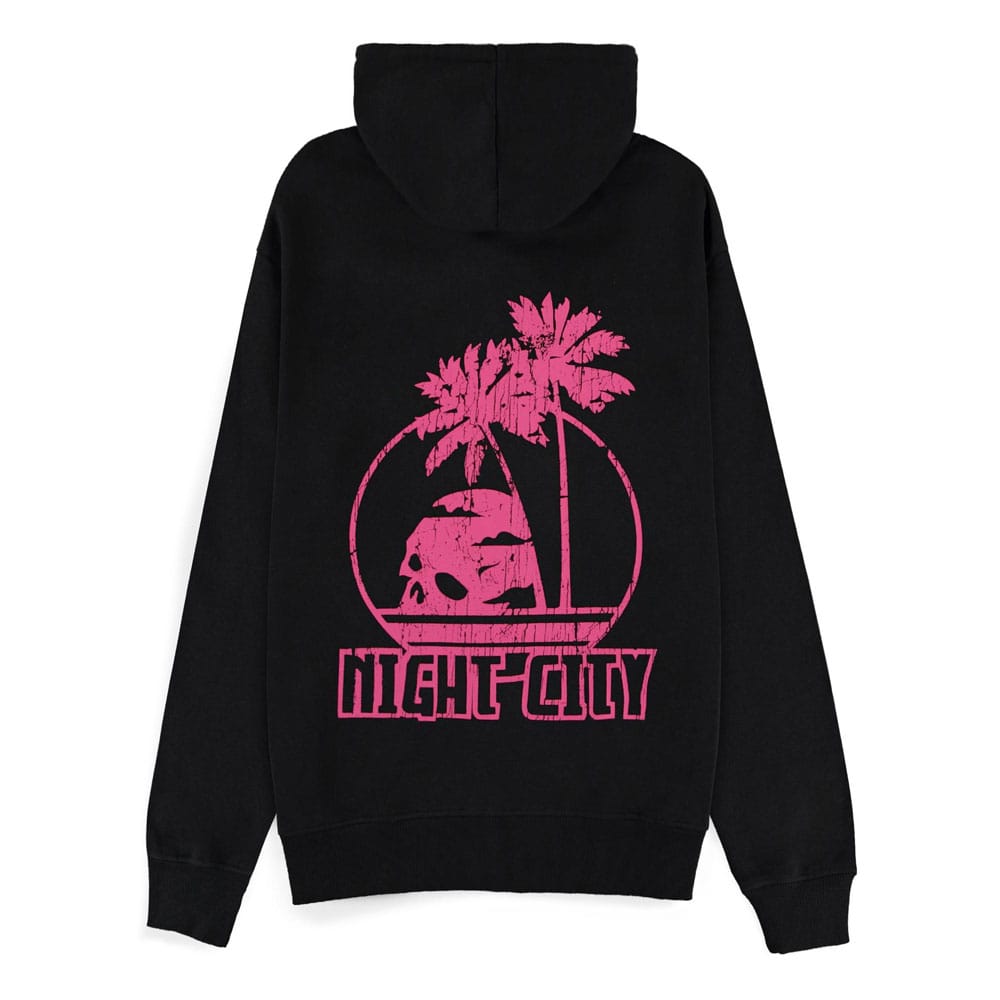 Cyberpunk 2077 Zipper Hoodie Night City Size M T-shirts
