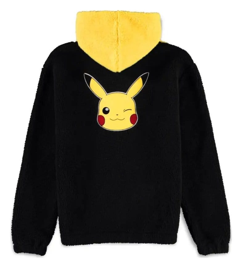 Pokémon Hooded Sweater Pikachu Sherpa Premium Size XL