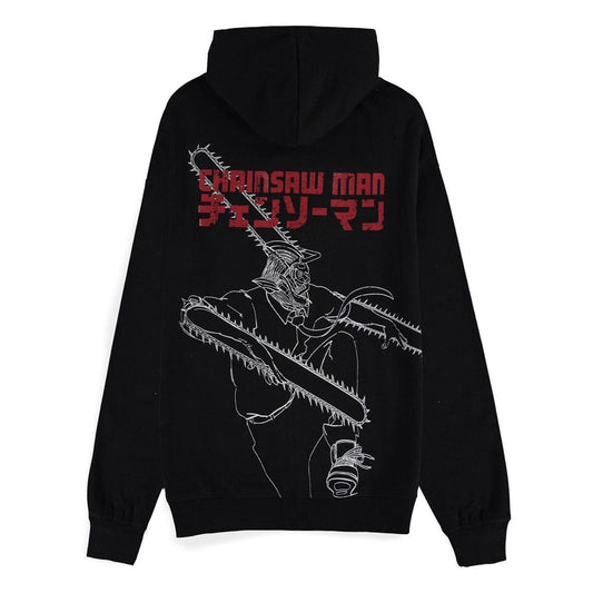 Chainsaw Man Zipper Hoodie Chainsaw Devil Size XL