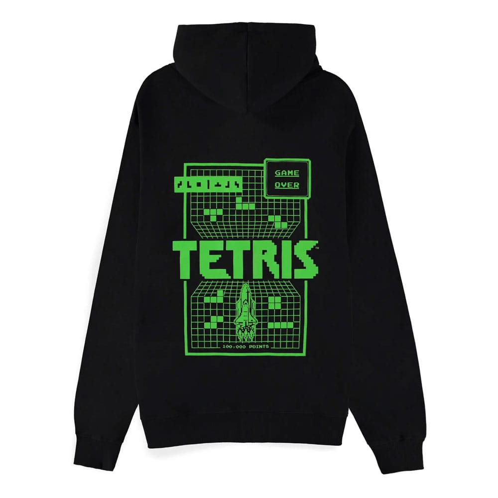 Tetris Zipper Hoodie Game Over  Size S