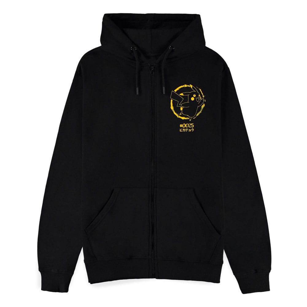 Pokémon Zipper Hoodie Pikachu Thunderstrike Size XL