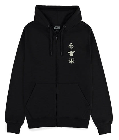 Star Wars: The Mandalorian & Grogu Zipper Hoodie Mythosaur skull Size XXL