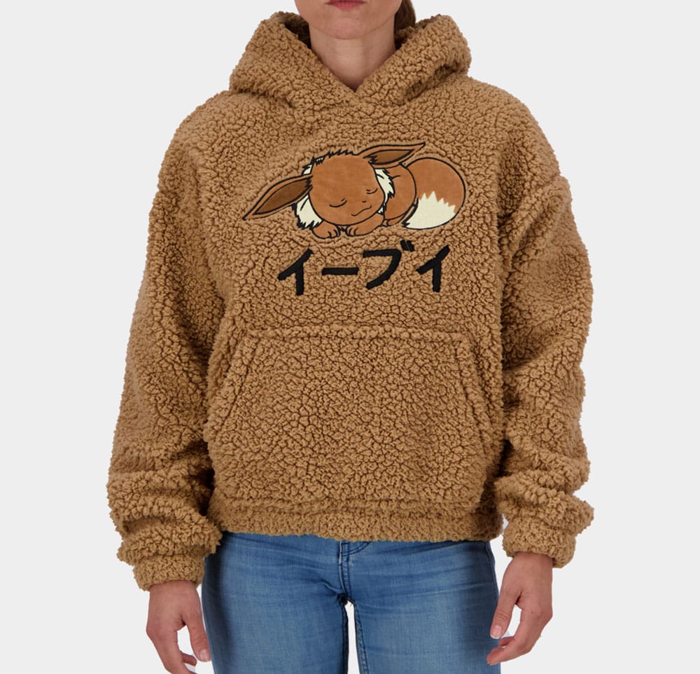 Pokémon Teddy Hooded Sweater Eevee Size L
