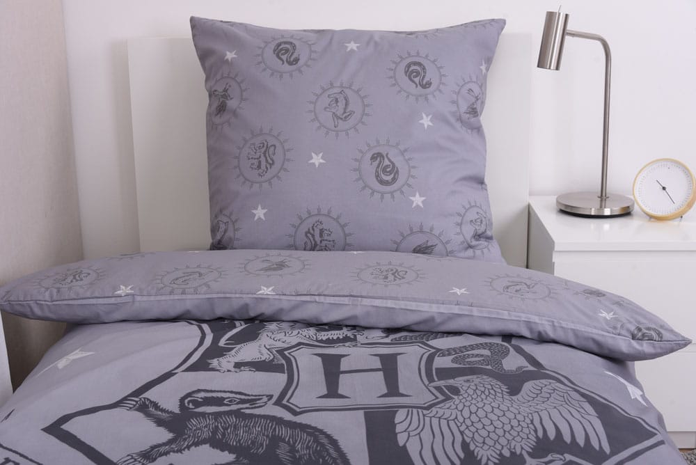 Harry Potter Duvet Set Grey 135 x 200 cm / 80 x 80 cm Blankets & Duvets