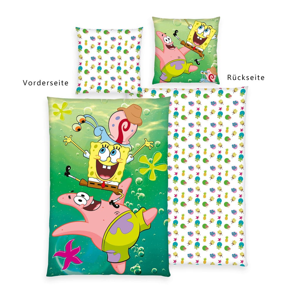 Spongebob Squarepants Duvet Set 135 x 200 cm / 80 x 80 cm