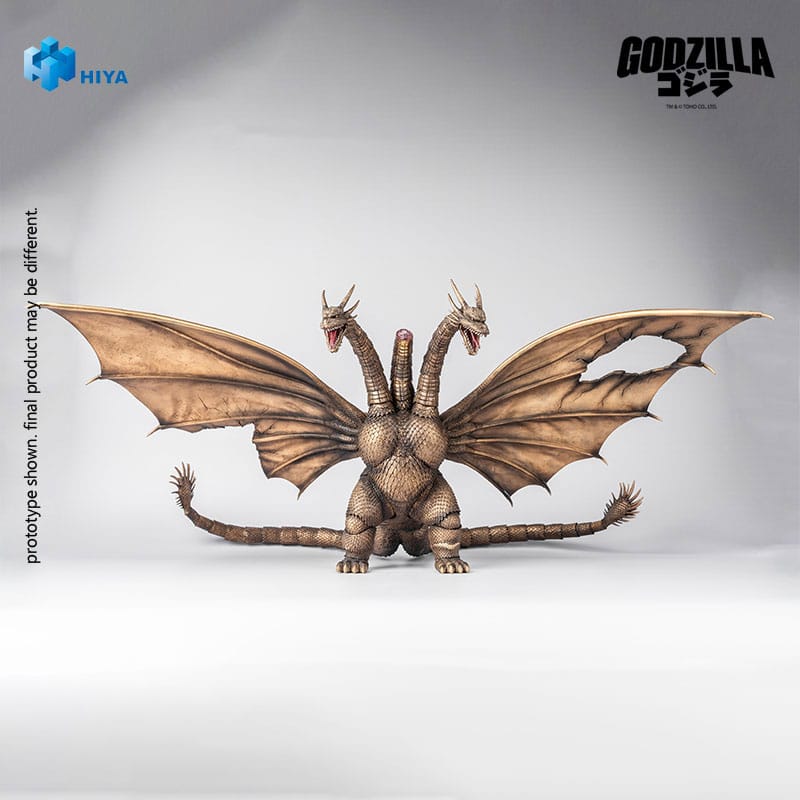 Godzilla vs. King Ghidorah (1991) Exquisite Basic Action Figure King Ghidorah Battle Damaged Version 33 cm