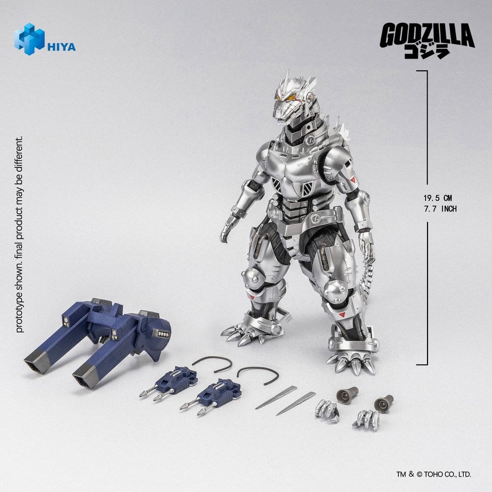 Godzilla Against Mechagodzilla (2002) Exquisite Basic Series Action Figure Mechagodzilla MFS-3 20 cm