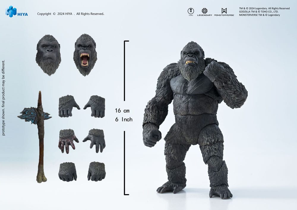 Godzilla x Kong: The New Empire Exquisite Basic Action Figure Kong 16 cm Action figures