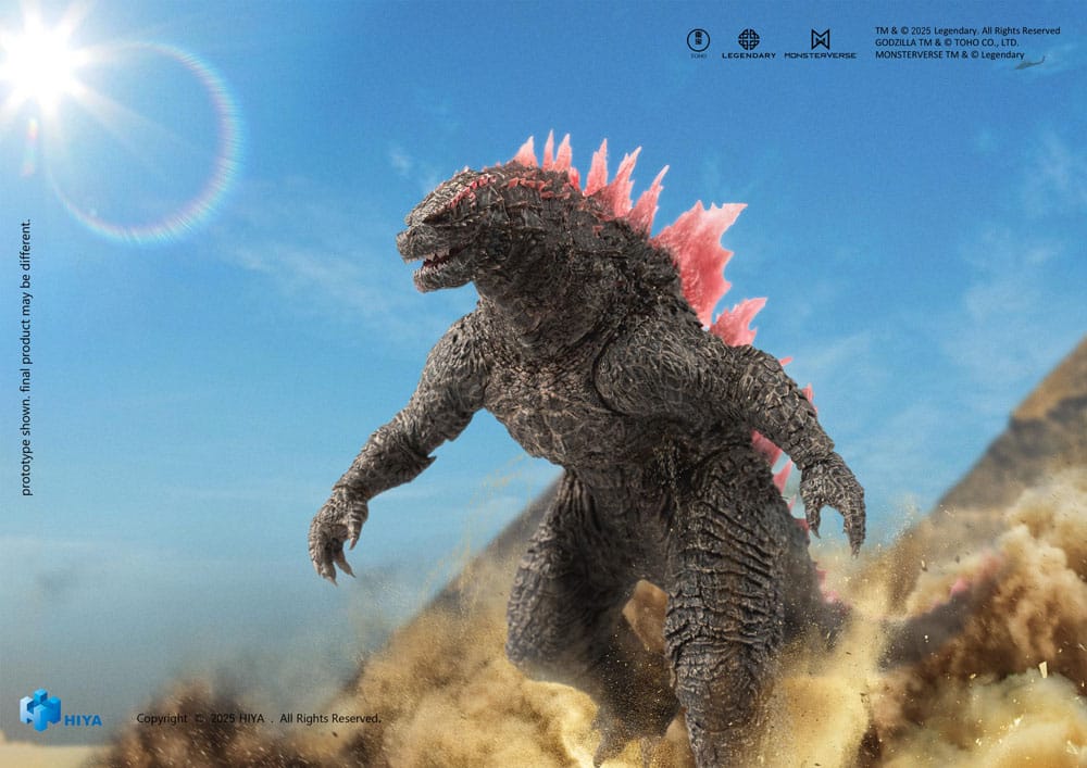 Godzilla x Kong The New Empire Exquisite Basic Action Figure Heat Ray Godzilla Evolved Ver. 18 cm