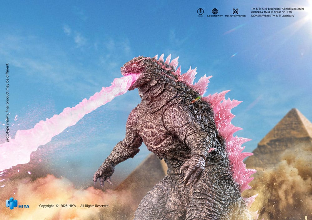 Godzilla x Kong The New Empire Exquisite Basic Action Figure Heat Ray Godzilla Evolved Ver. 18 cm