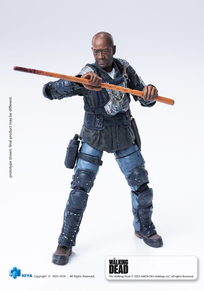 The Walking Dead: The Ones Who Lived Exquisite Mini Action Figure 1/18 Morgan 10 cm