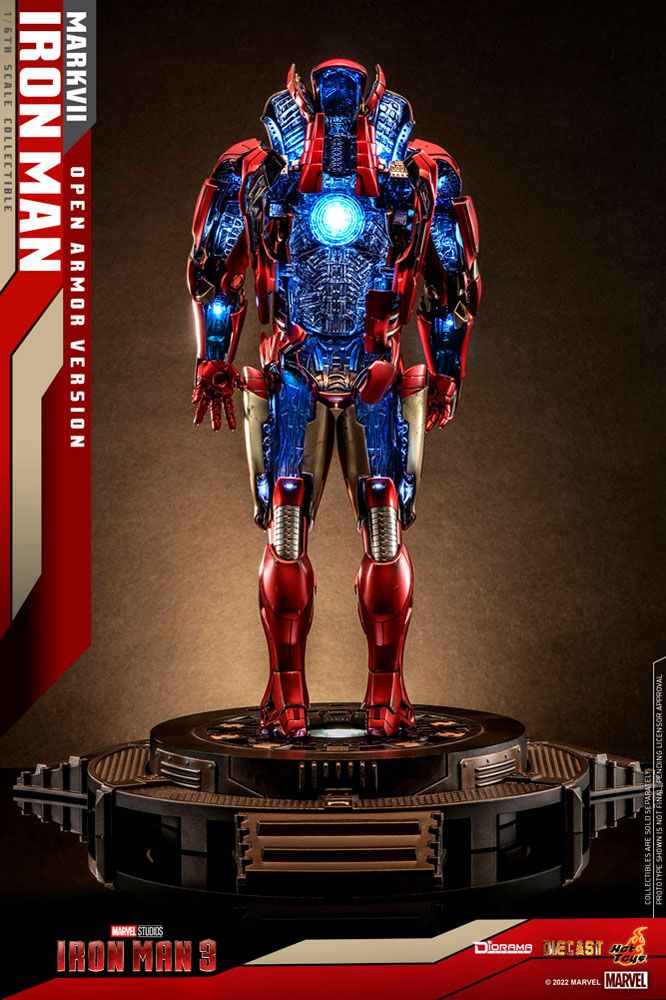 Iron Man 3 Diorama 1/6 Iron Man Mark VII (Open Armor Version) 32 cm Dioramas