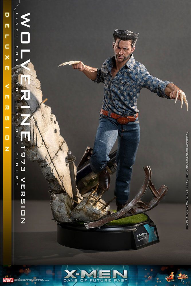 X-Men Days of Future Past Movie Masterpiece Action Figure 1/6 Wolverine (1973 Version) Deluxe Version 30 cm Action