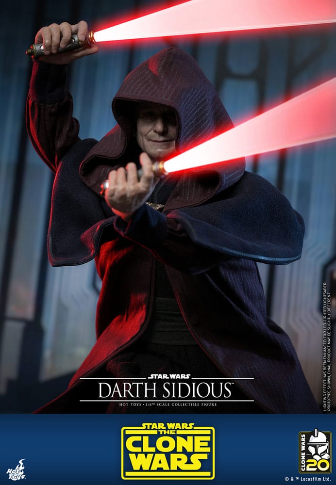 Star Wars: The Clone Wars Action Figure 1/6 Darth Sidious 29 cm Action figures