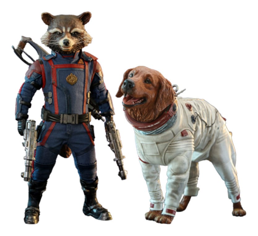 Guardians of the Galaxy Vol. 3 Movie Masterpiece Action Figuren 1/6 Rocket & Cosmo 16 cm Action figures
