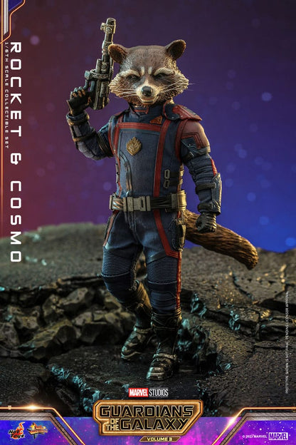 Guardians of the Galaxy Vol. 3 Movie Masterpiece Action Figuren 1/6 Rocket & Cosmo 16 cm Action figures