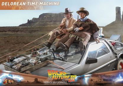 Back to the Future III Movie Masterpiece Vehicle 1/6 DeLorean Time Machine 72 cm
