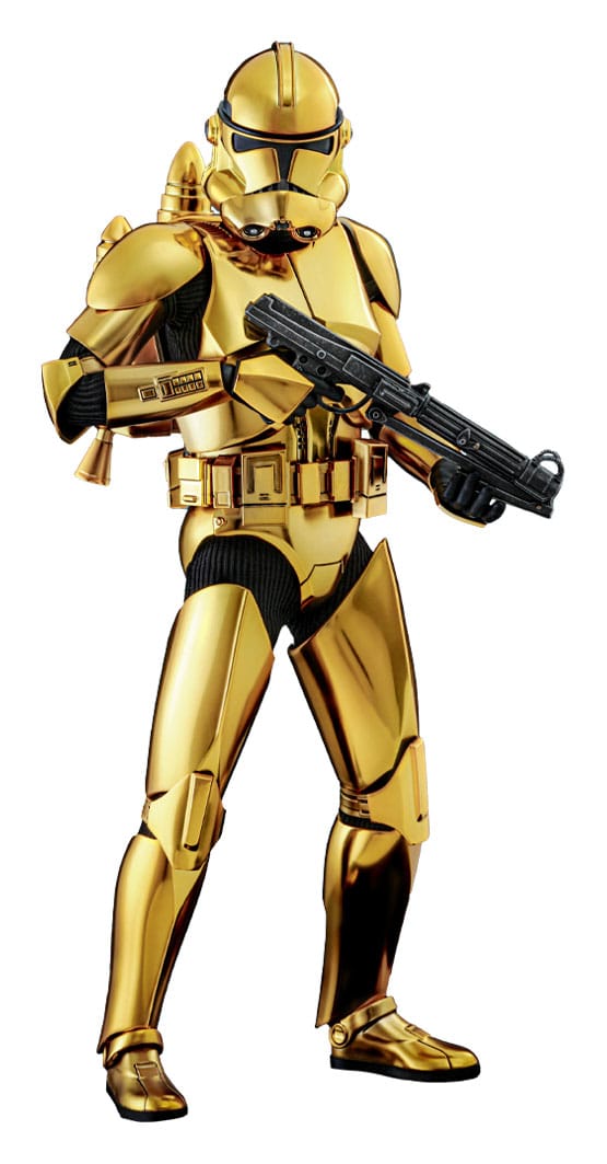 Star Wars Action Figure 1/6 Clone Trooper (Gold Chrome Version) Exclusive 30 cm Action figures
