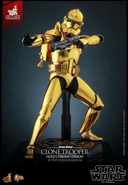 Star Wars Action Figure 1/6 Clone Trooper (Gold Chrome Version) Exclusive 30 cm Action figures