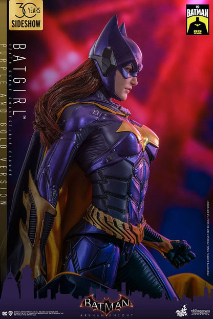 Batman Arkham Knight Videogame Masterpiece Action Figure 1/6 Batgirl (Purple and Gold Version) Exclusive 30 cm Action