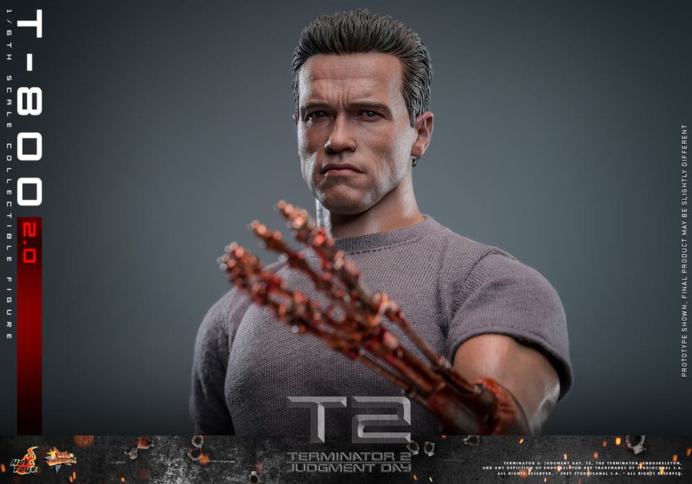 Terminator 2 Movie Masterpiece Action Figure 1/6 T-800 2.0 32 cm