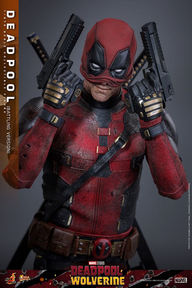Deadpool & Wolverine Movie Masterpiece Action Figure 1/6 Deadpool (Battling Version) 31 cm