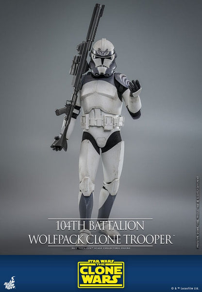 Star Wars The Clone Wars Action Figure 1/6 104th Battalion Wolfpack Clone Trooper 30 cm