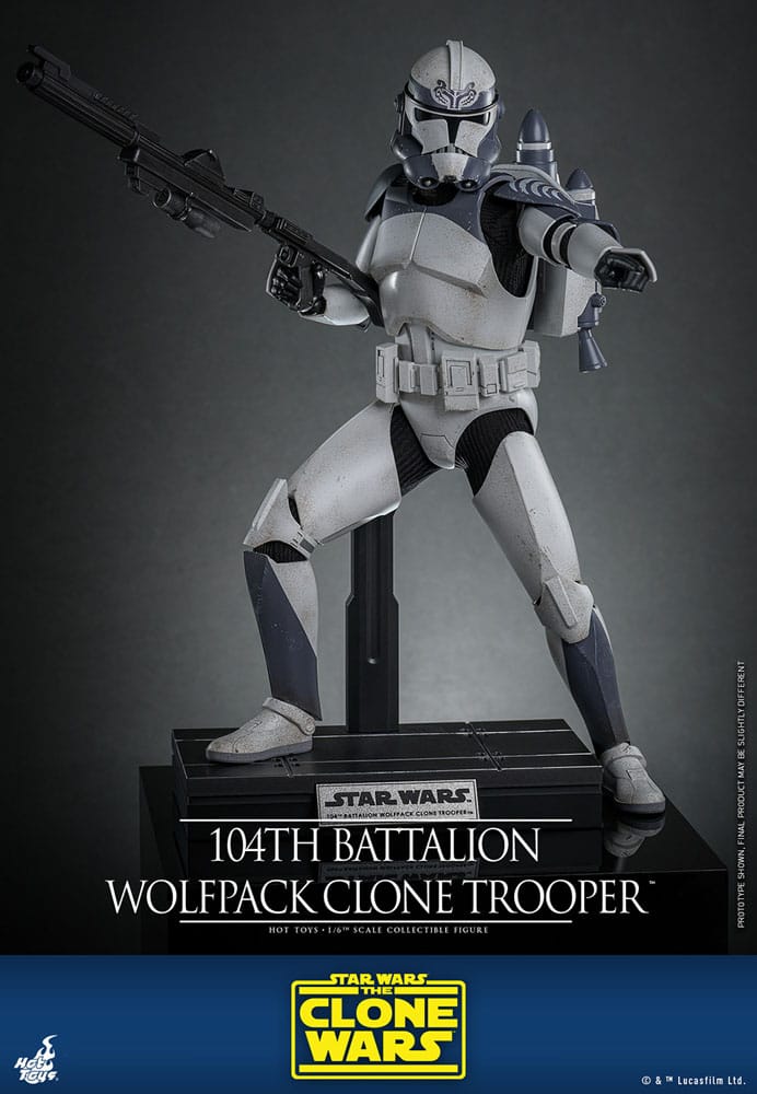 Star Wars The Clone Wars Action Figure 1/6 104th Battalion Wolfpack Clone Trooper 30 cm Action figures