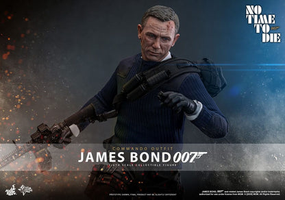 No Time To Die Movie Masterpiece Action Figure 1/6 James Bond (Commando Outfit) Hot Toys Exclusive 30 cm