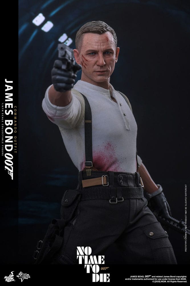 No Time To Die Movie Masterpiece Action Figure 1/6 James Bond (Commando Outfit) Hot Toys Exclusive 30 cm