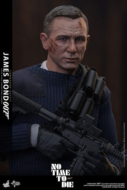 No Time To Die Movie Masterpiece Action Figure 1/6 James Bond (Commando Outfit) Hot Toys Exclusive 30 cm