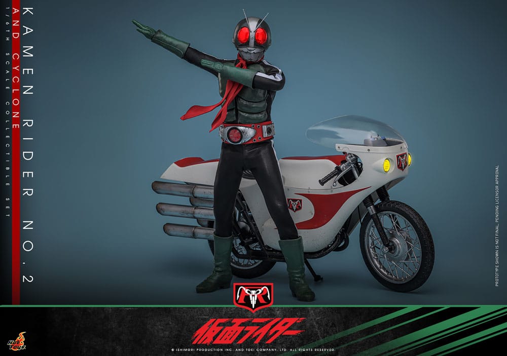 Kamen Rider 1/6 Kamen Rider No. 2 and Cylone 30 cm