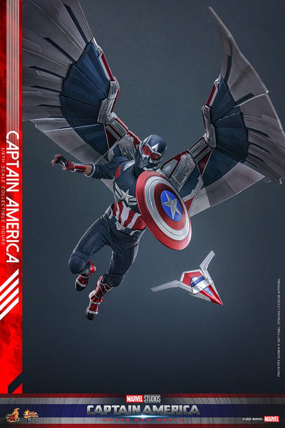 Hot Toys Captain America: Brave New World Movie Masterpiece Action Figure 1/6 Captain America 30 cm