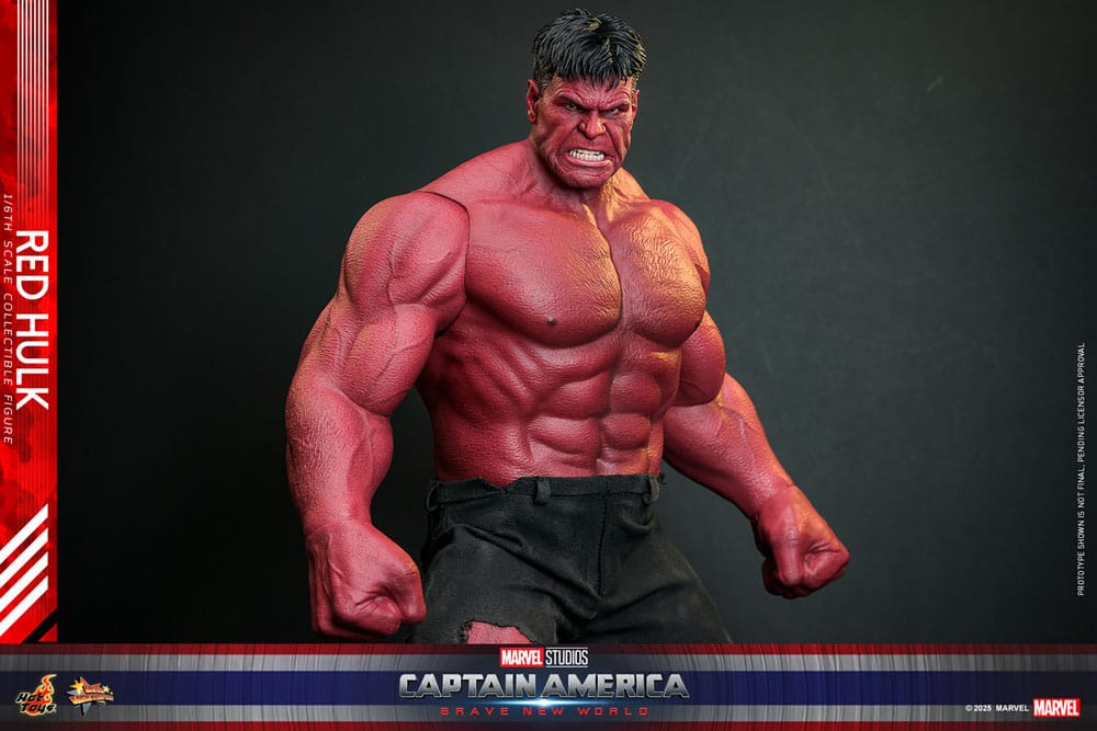 Captain America: Brave New World Movie Masterpiece Action Figure 1/6 Red Hulk 47 cm