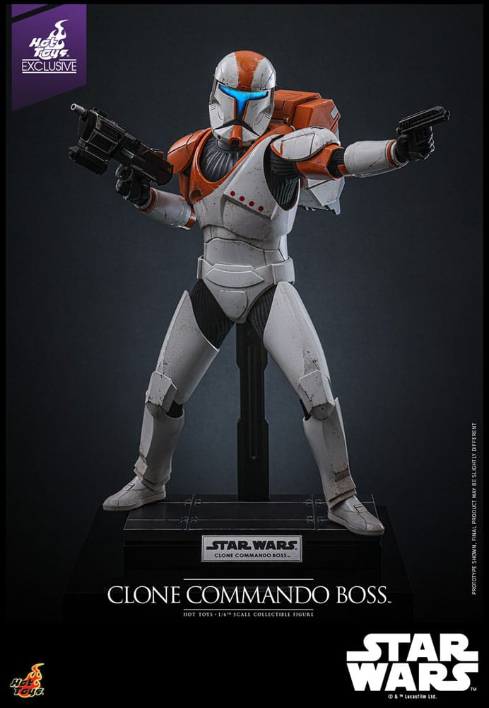 Star Wars: The Clone Wars Action Figure 1/6 Clone Commando Boss Hot Toys Exclusive 30 cm