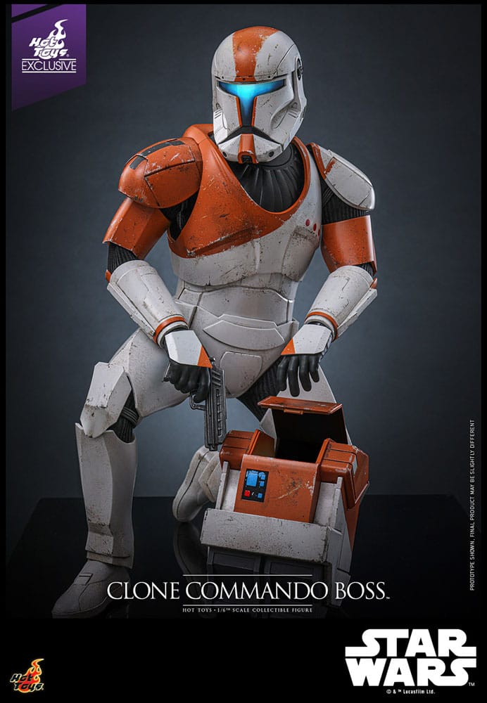 Star Wars: The Clone Wars Action Figure 1/6 Clone Commando Boss Hot Toys Exclusive 30 cm