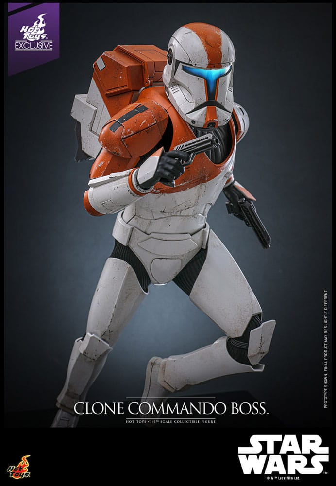 Star Wars: The Clone Wars Action Figure 1/6 Clone Commando Boss Hot Toys Exclusive 30 cm