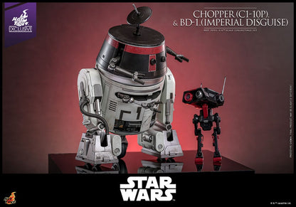 Star Wars Action Figure Set 1/6 Chopper (C1-10P&trade;) & BD-1&trade; (Imperial Disguise) 18 cm & 8 cm