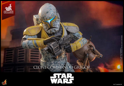 Star Wars: The Clone Wars Action Figure 1/6 Clone Commando Gregor Hot Toys Exclusive 30 cm