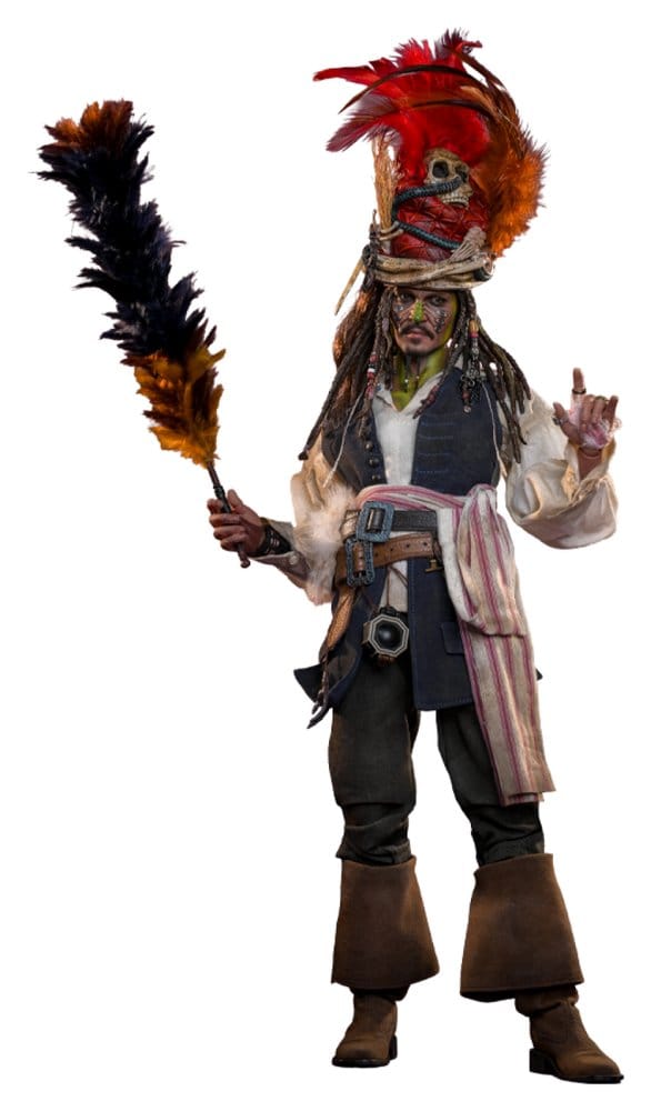 Pirates of the Caribbean: Dead Man's Chest Action DX Figure 1/6 Pelegostos Chief Jack Sparrow 30 cm