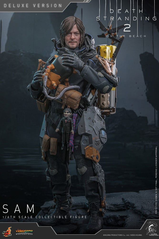 Death Stranding 2: On the Beach Videogame Masterpiece Action Figure 1/6 Sam (Deluxe Version) 31 cm