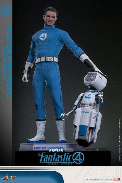 The Fantastic Four: First Steps Movie Masterpiece Action Figure 2-Pack 1/6 Mister Fantastic & H.E.R.B.I.E. 30 cm