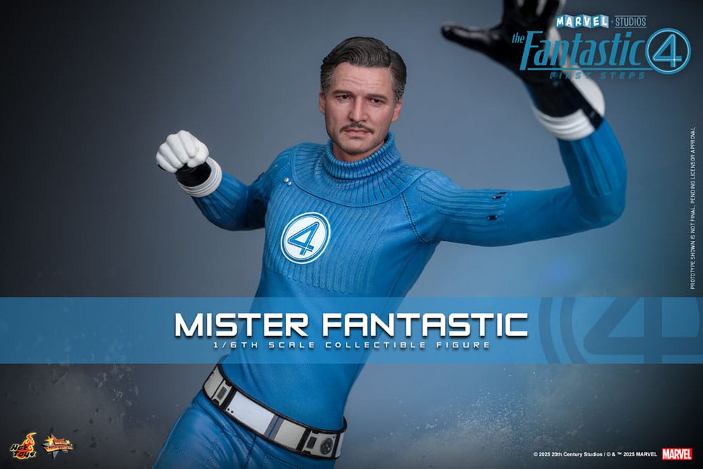 The Fantastic Four: First Steps Movie Masterpiece Action Figure 1/6 Mister Fantastic 30 cm