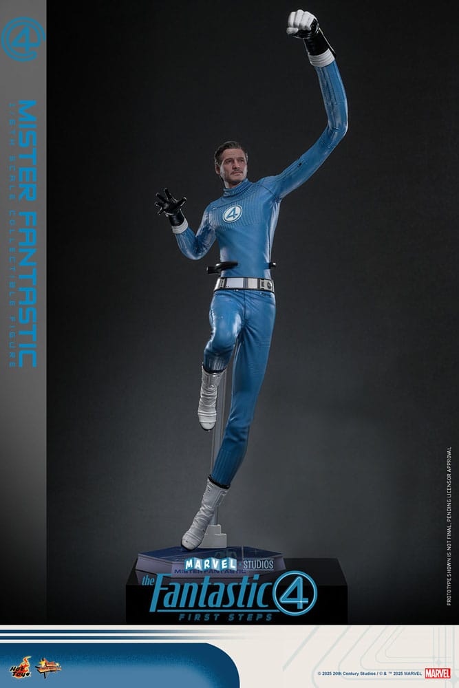 The Fantastic Four: First Steps Movie Masterpiece Action Figure 1/6 Mister Fantastic 30 cm