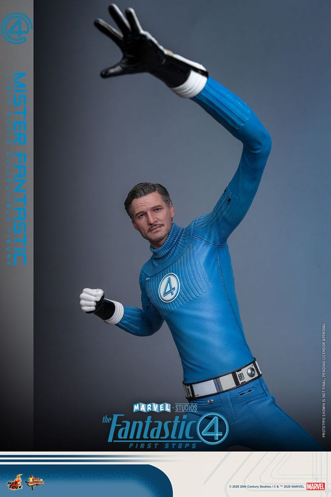 The Fantastic Four: First Steps Movie Masterpiece Action Figure 1/6 Mister Fantastic 30 cm Action figures